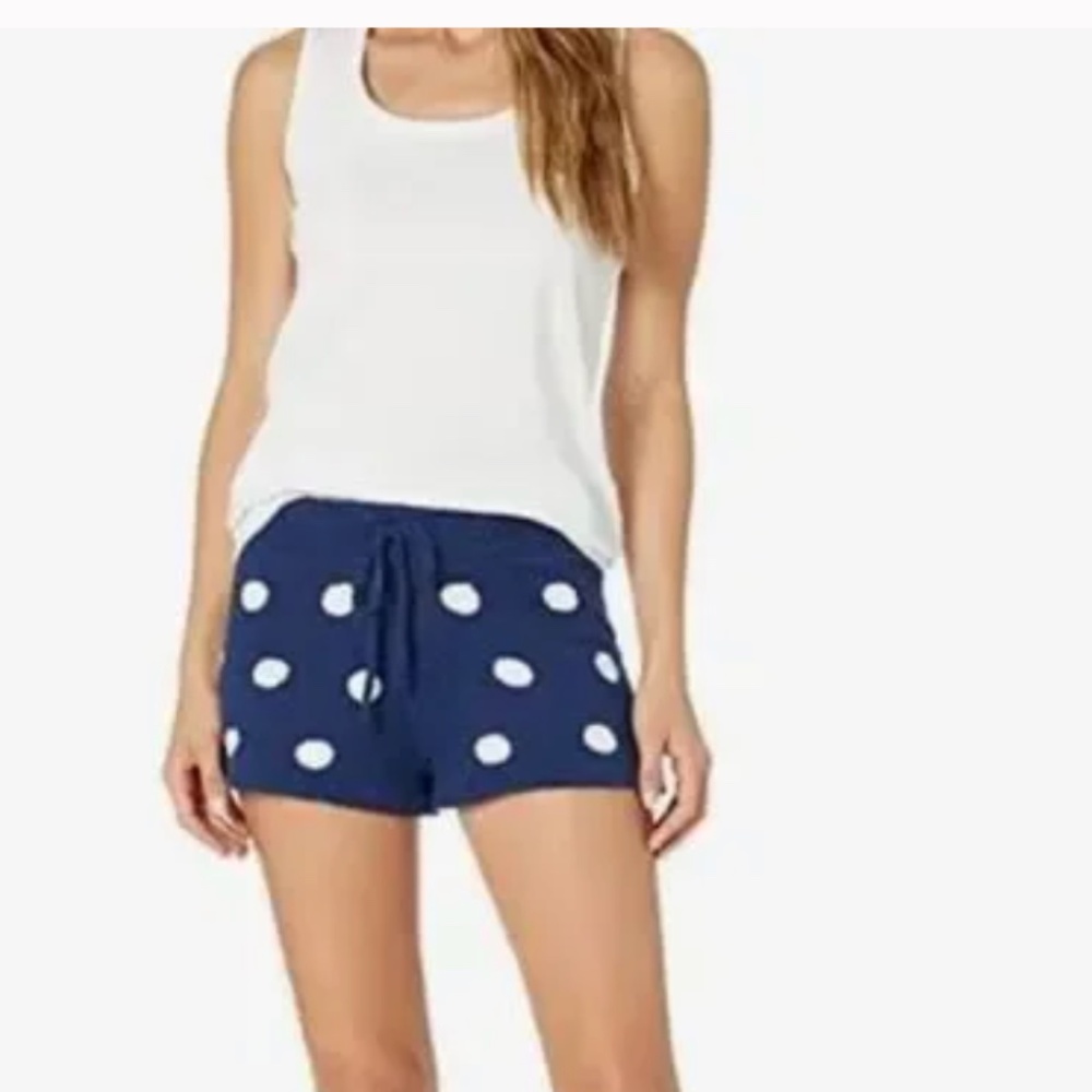 Beach Riot Sandy Shorts Navy Polka Dot